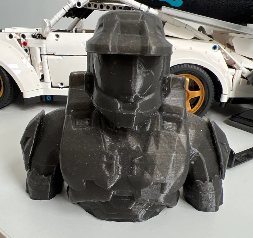 Halo Master Chief Bust High-Poly
