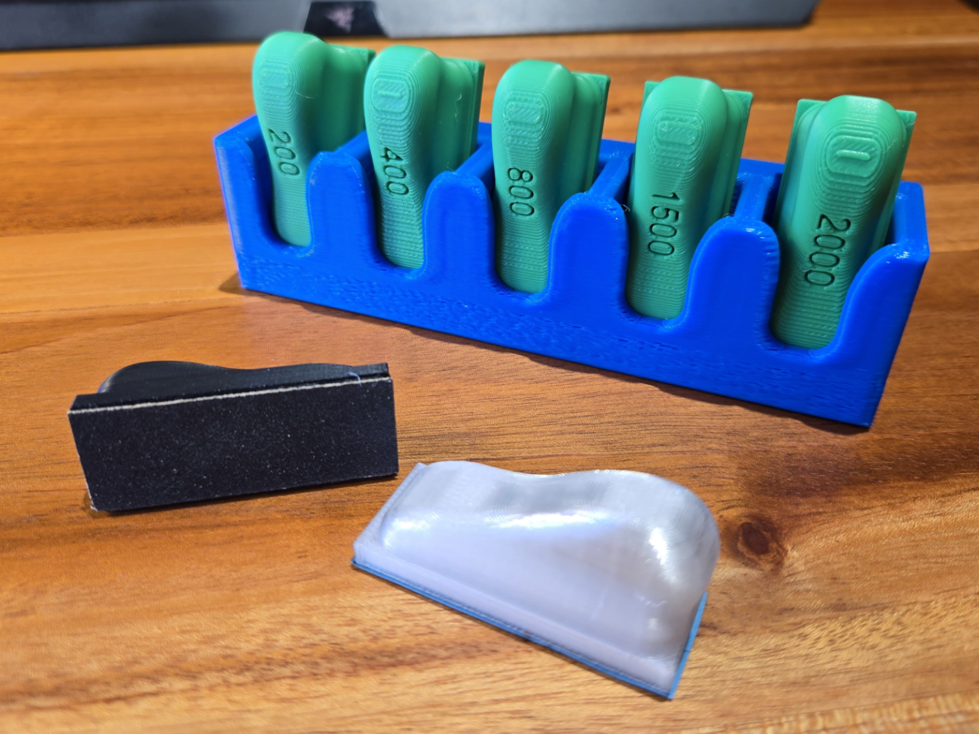Micro Mini Sanding Block Set with 5pc Holder