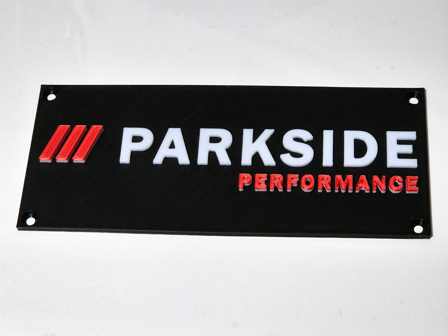 Parkside Performance Logo Wall Plate (15 x 7,5 cm)
