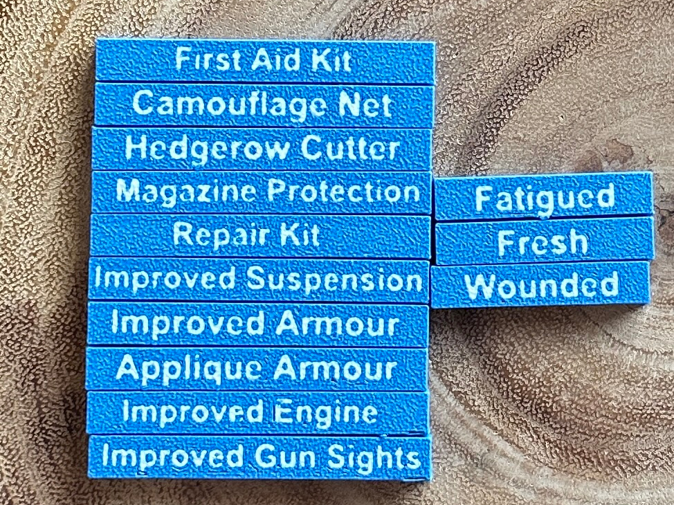 Achtung! Panzer UK Tank / Crew Updgrade Token