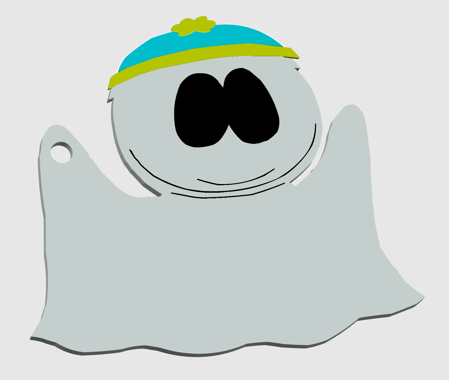 Ghost Cartman Keychain