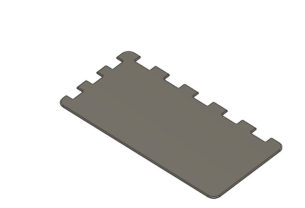Glue Scraper - 0.25" Notched