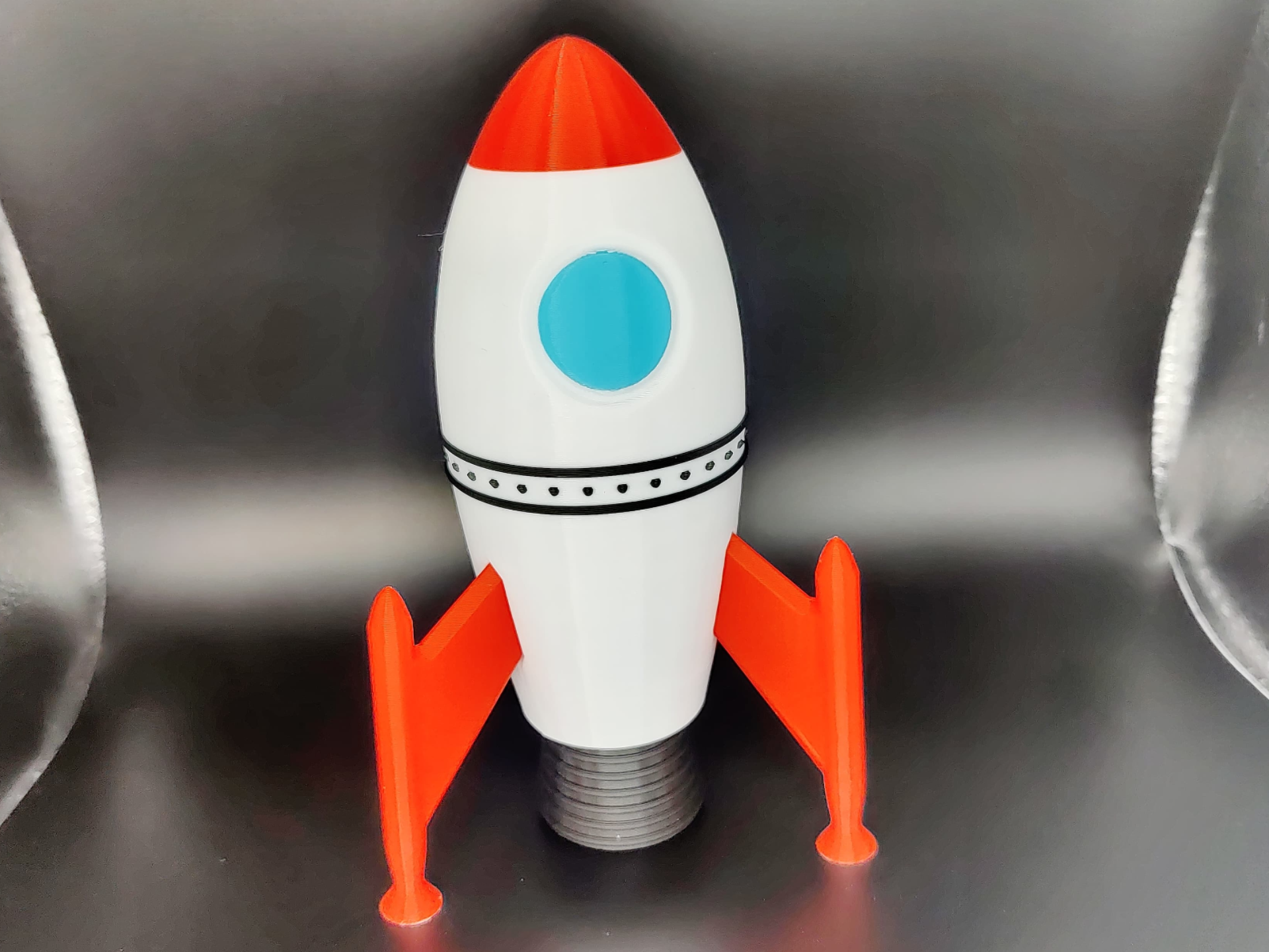 Comic style rocket