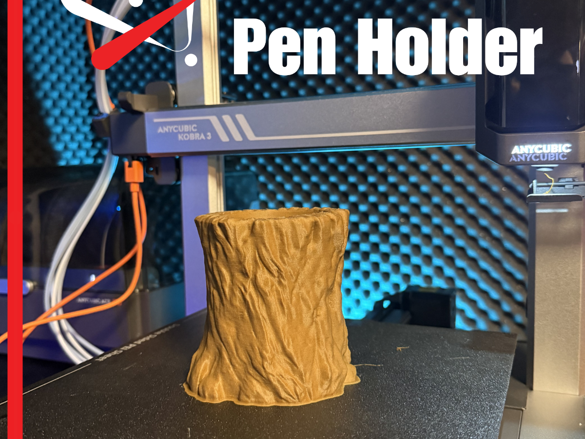Tree Stump Pen holder