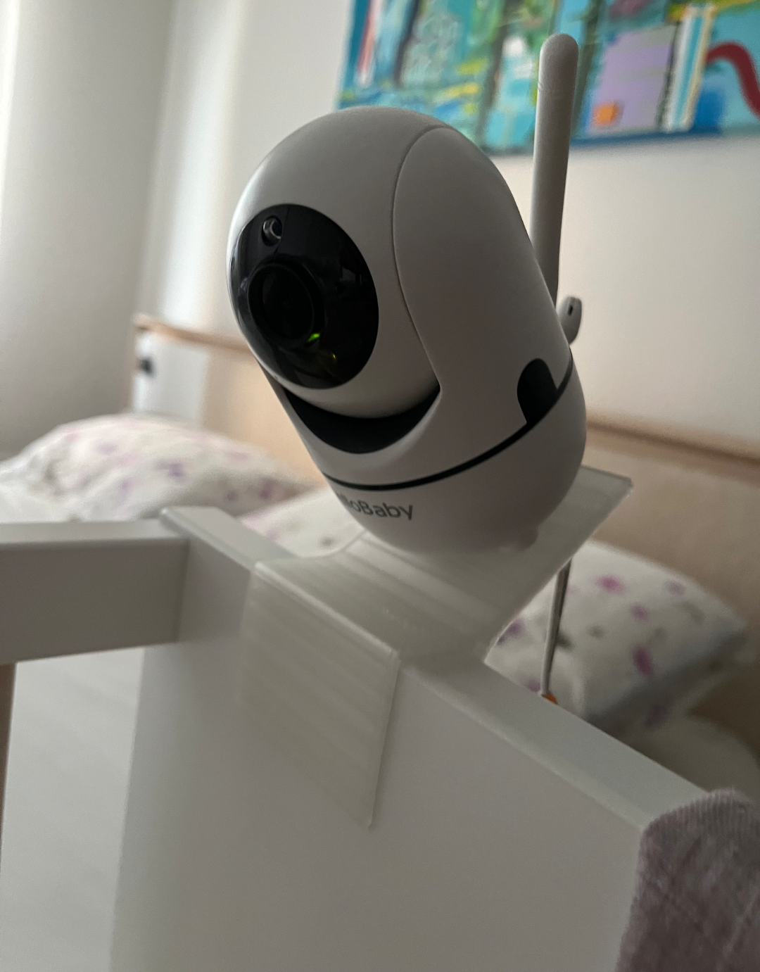 HelloBaby Baby Monitor holder for Ikea MYLLRA cot