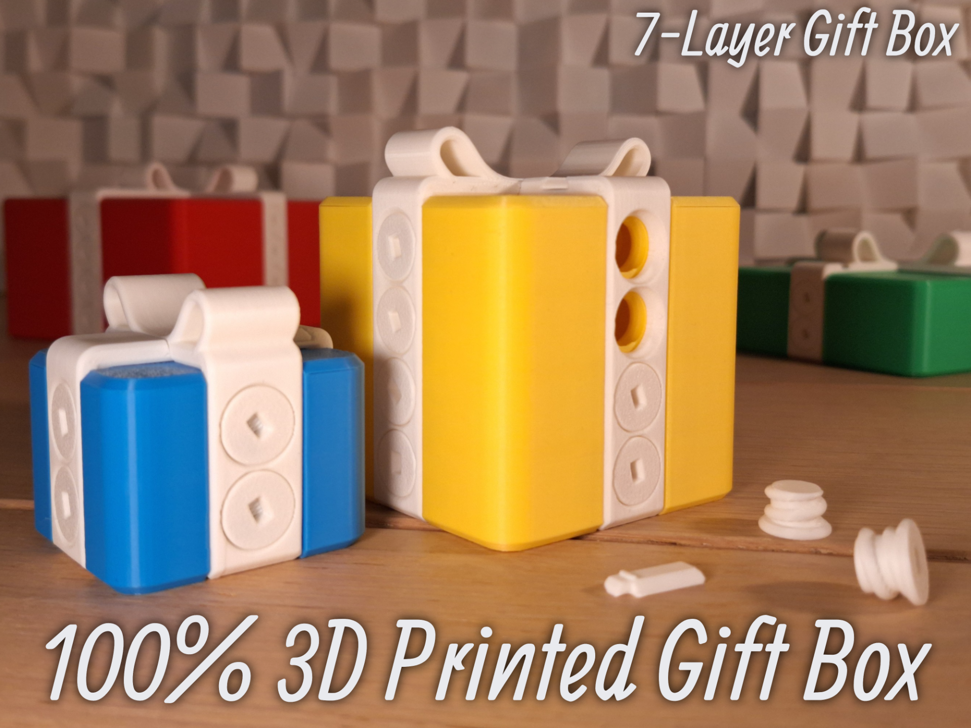 The Ultimate 7-Layer Gift Box +Hidden Screwdriver