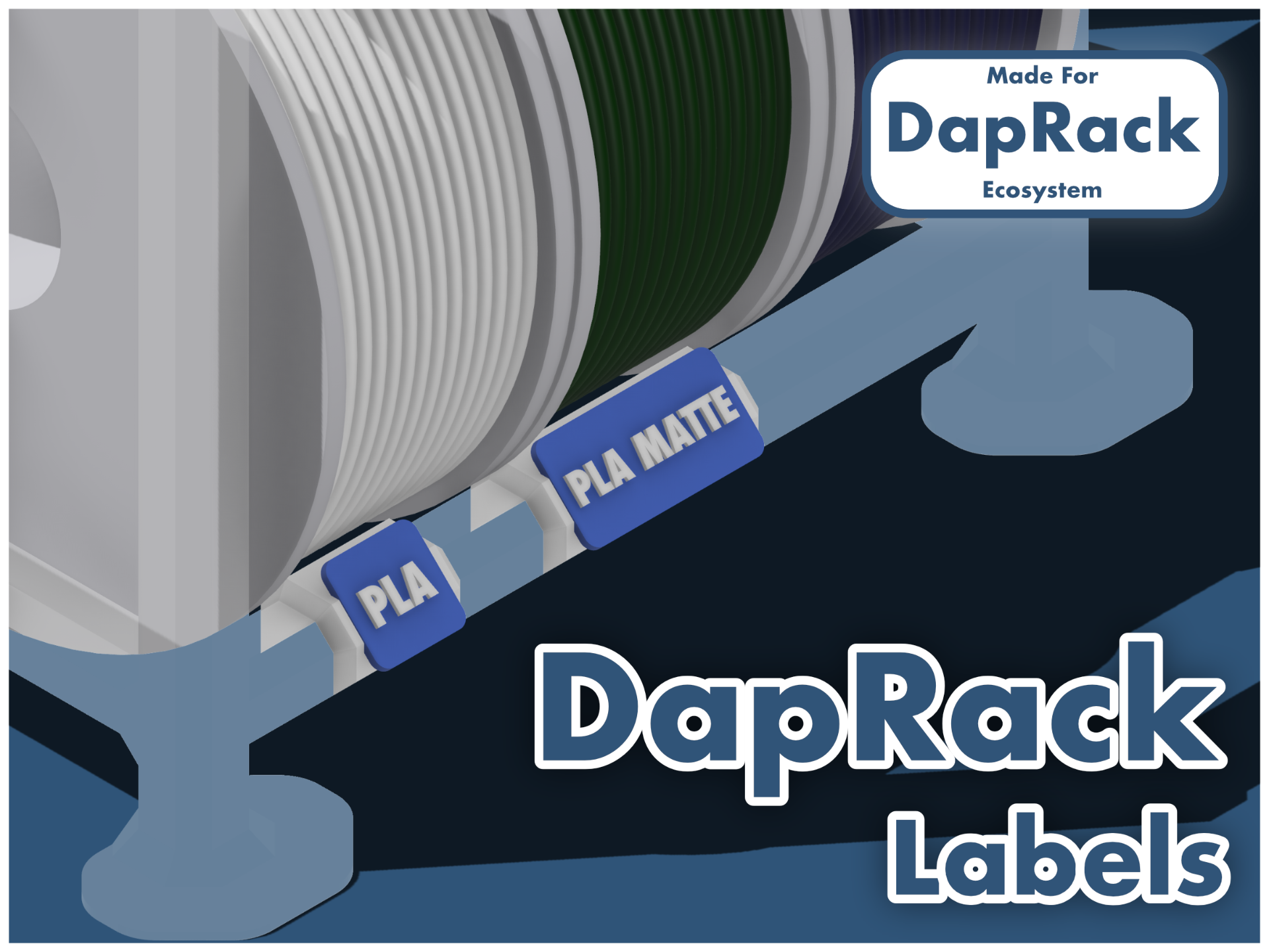 DapRack Labels - Swatch & Name Plates for DapRack