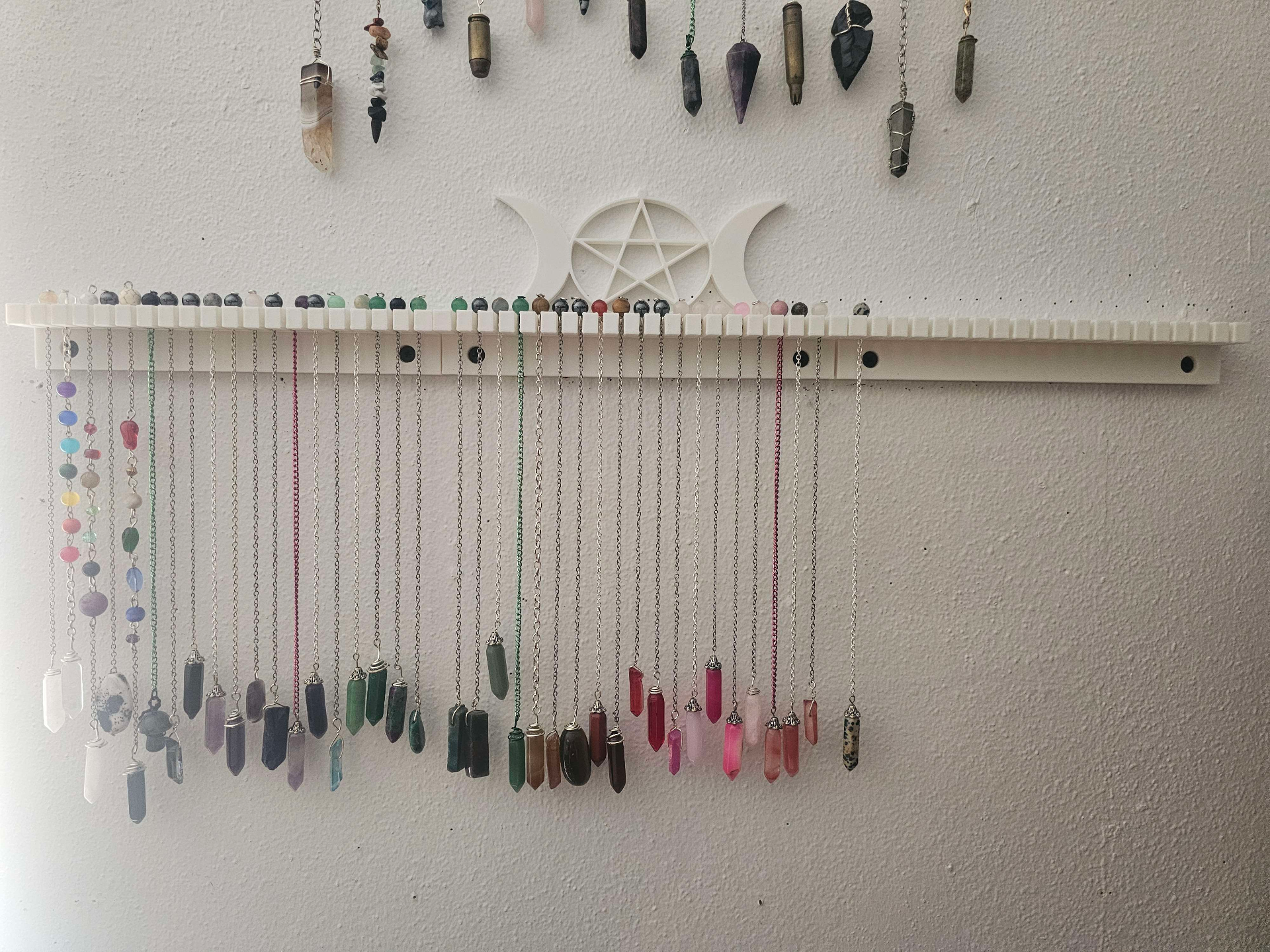 Pendulum/Dowser Rack triple goddess pentagram