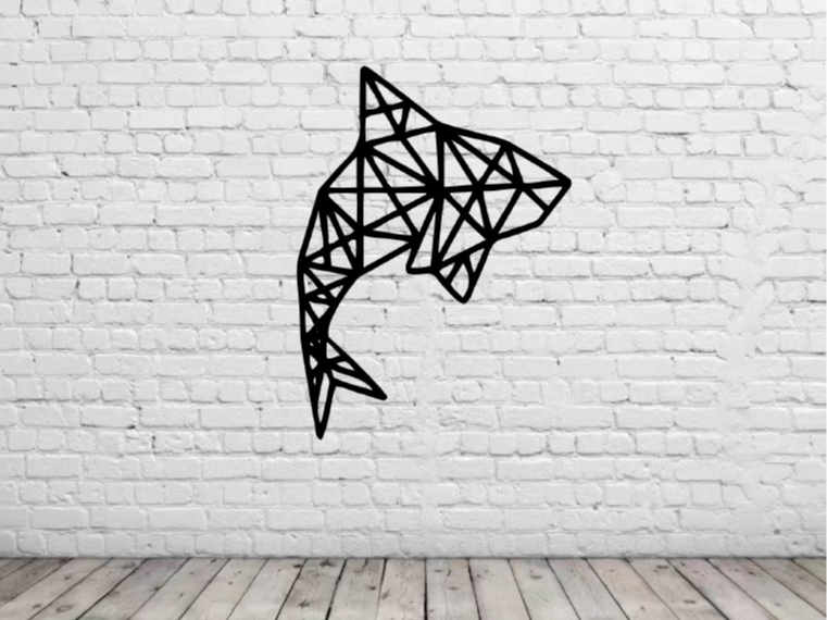 animal geometrico decoracion de pared v5