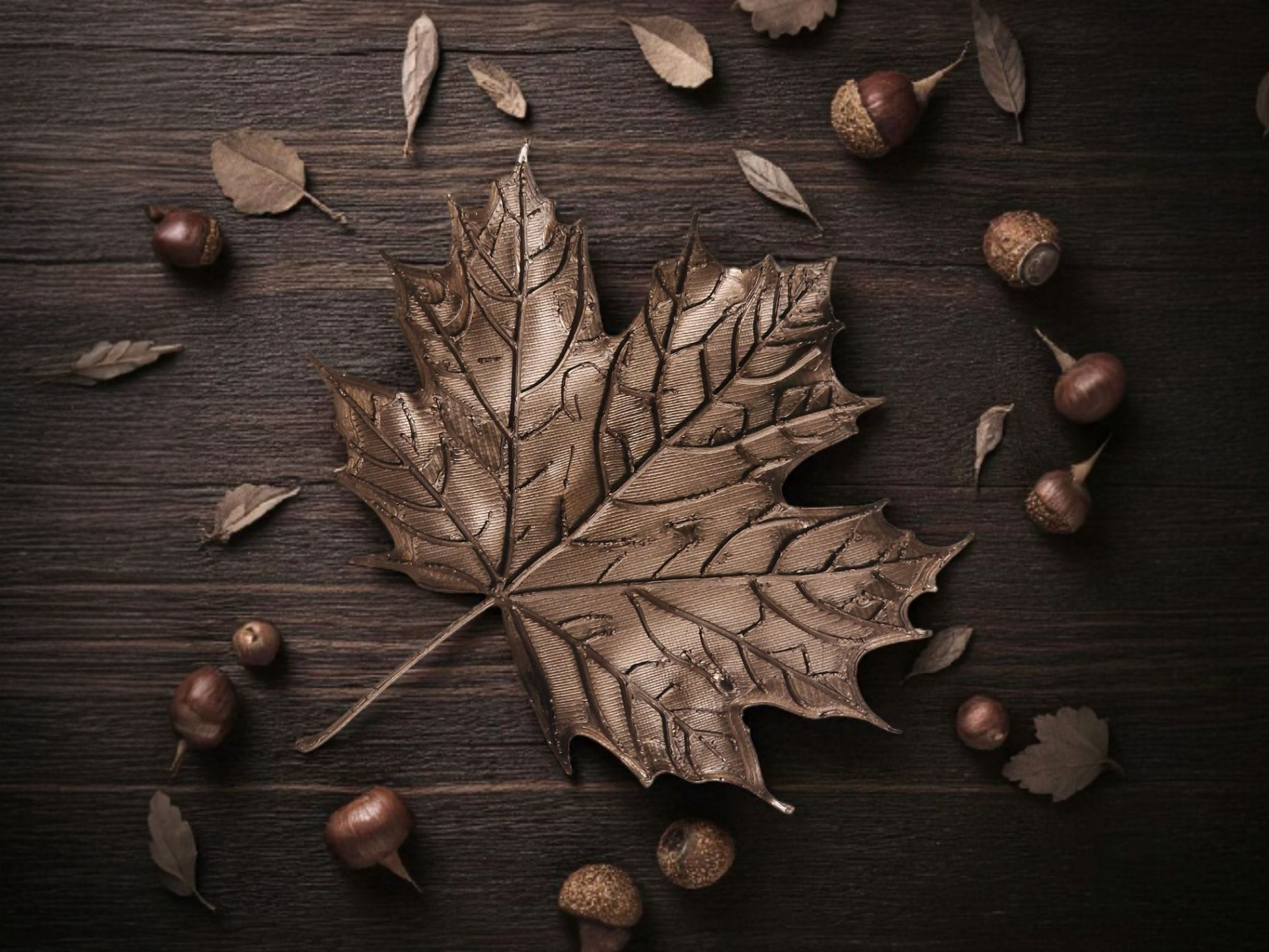 Foglia Autunnale Realistica