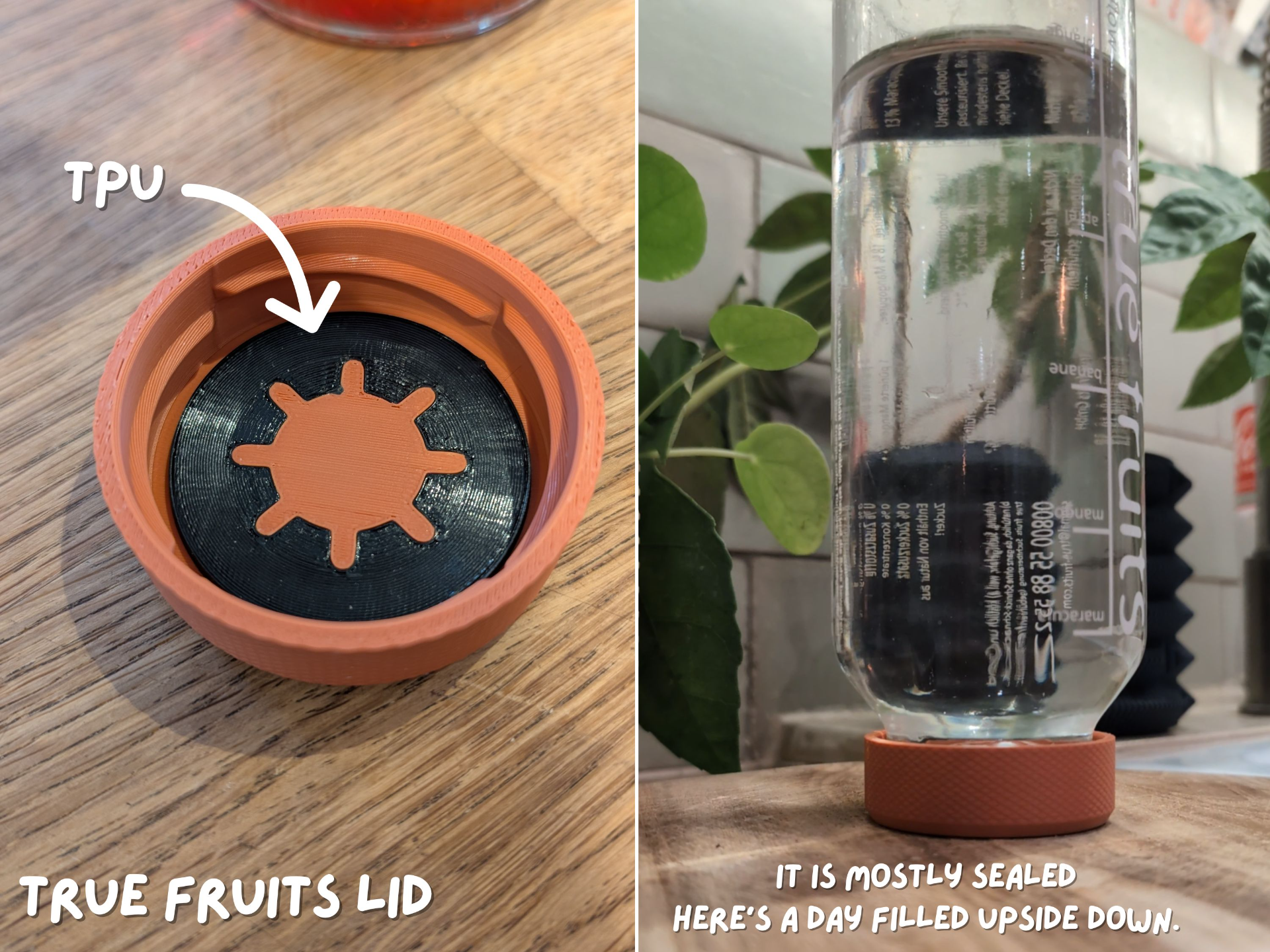 Deckel für True Fruits Flasche