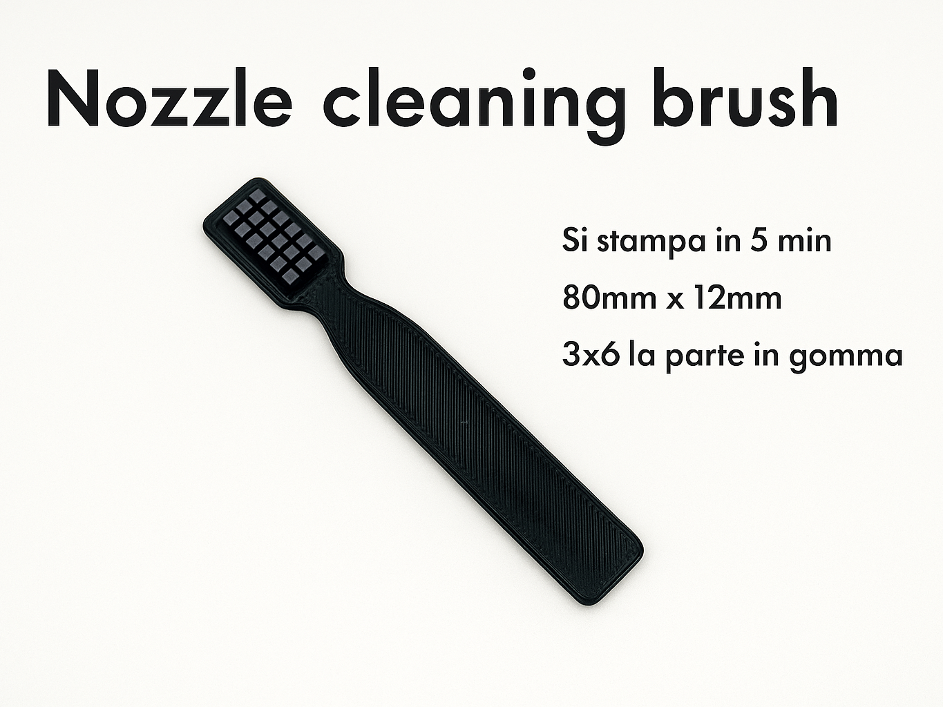 Nozzle Cleaning Brush