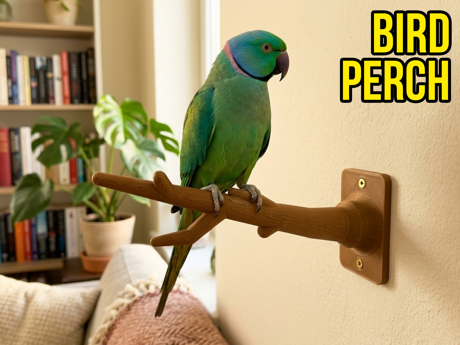 Wooden-Like Tree Branch Bird Perch