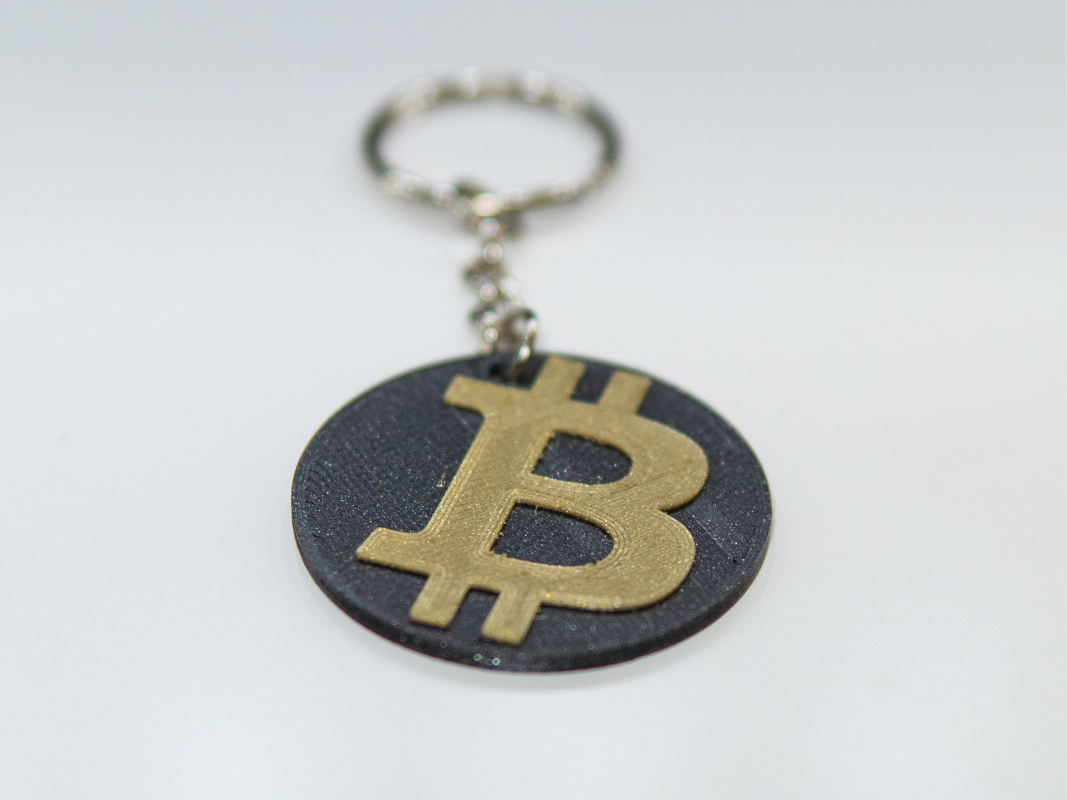 BTC Bitcoin keychain