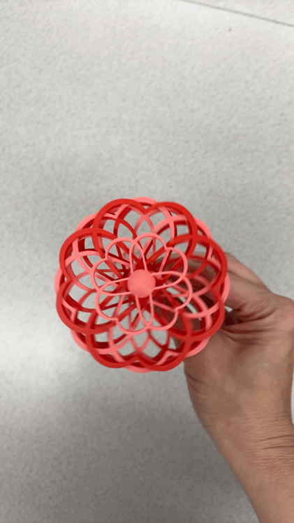 Four Hearts Whirligig Spinner