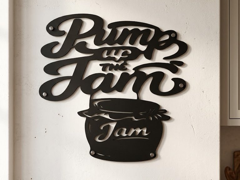 Kitchen Sign - Pump Up The Jam