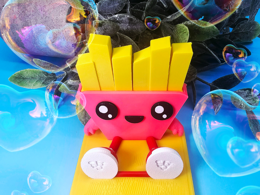 Friendly Fry Guy Phone Stand