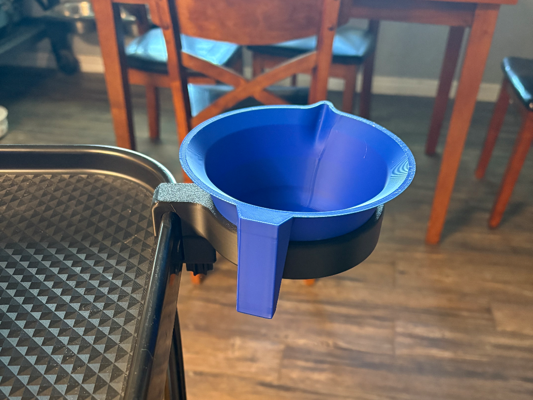 Rolling Tray Bowl Holder And Mixing Bowl