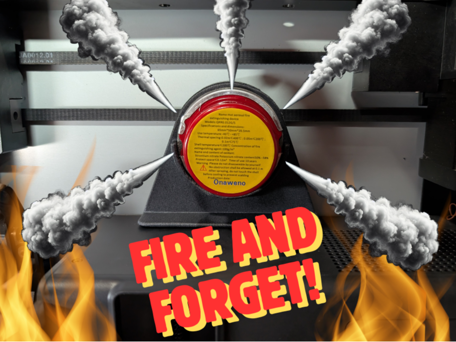 Fire and Forget - Automatic Extinguisher Mount