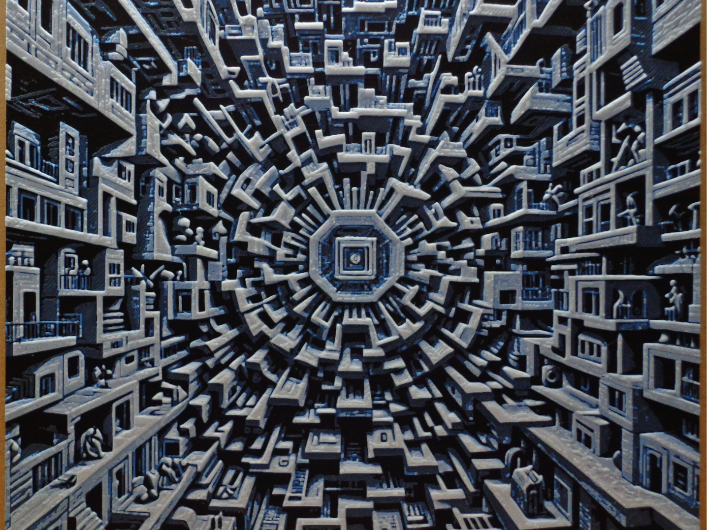 Hueforge M.C. Escher Inspired Illusion Art