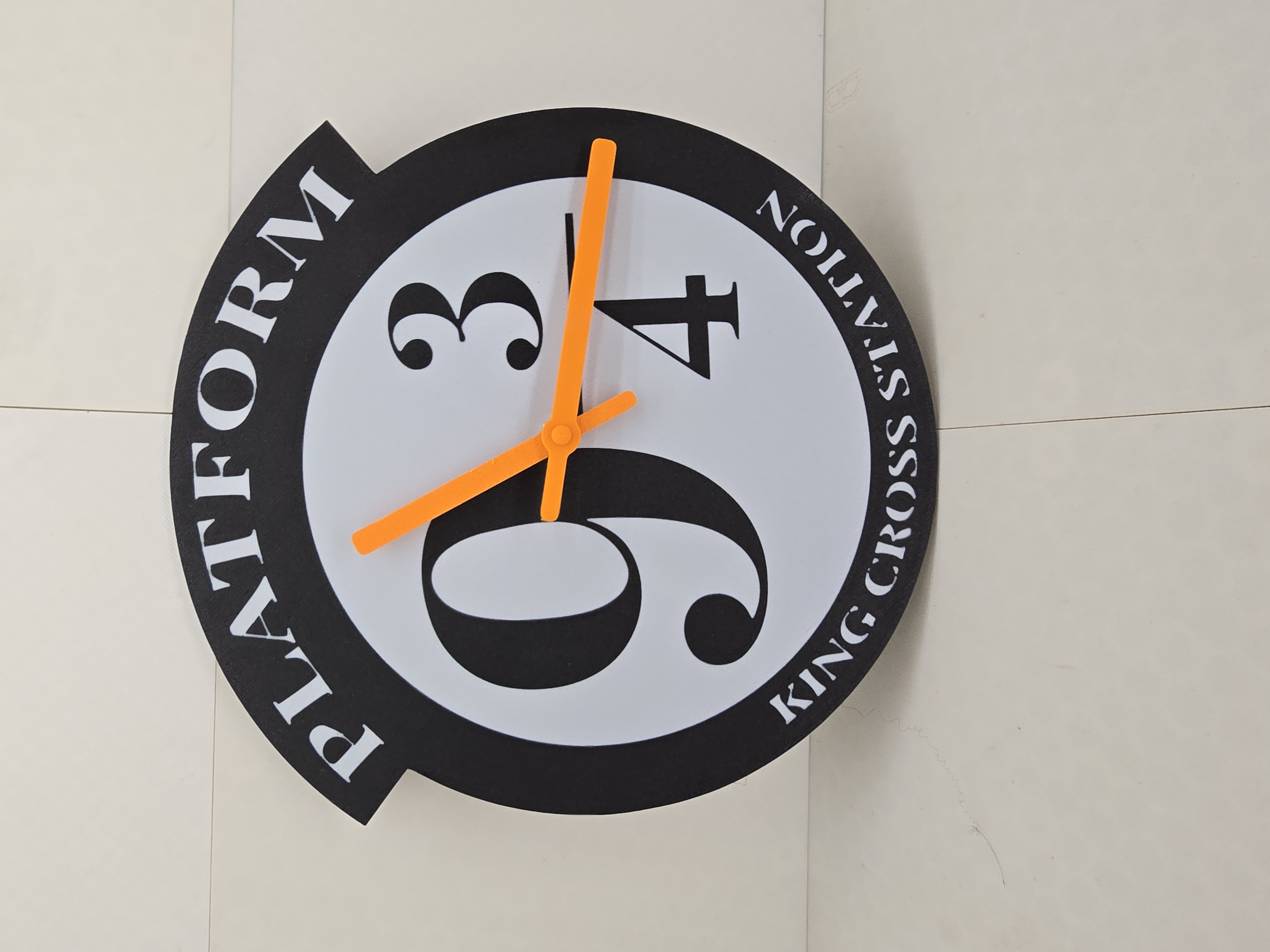 Harry Potter Platform 9 3/4 Clock