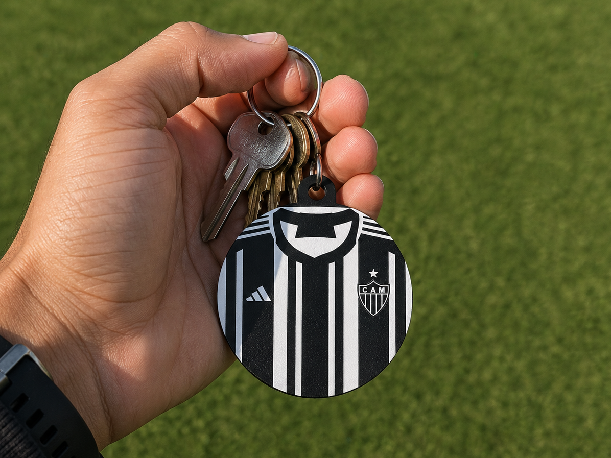 Atlético Mineiro Jersey Keychain Chaveiro