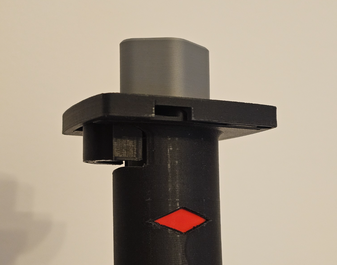 Collapsible Katana - Revoluted Button with Spring