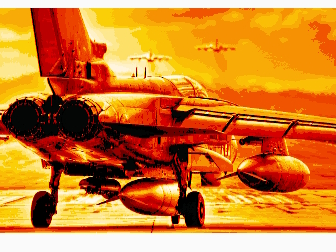RAF Tornado Sunset Hueforge