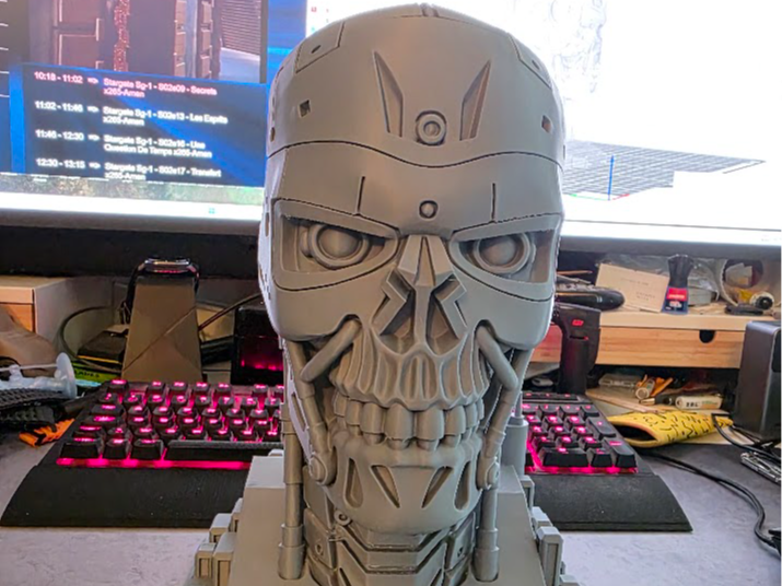 Buste Terminator avec socle