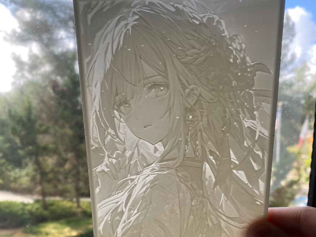 Anime Mono Canva (lithophane)