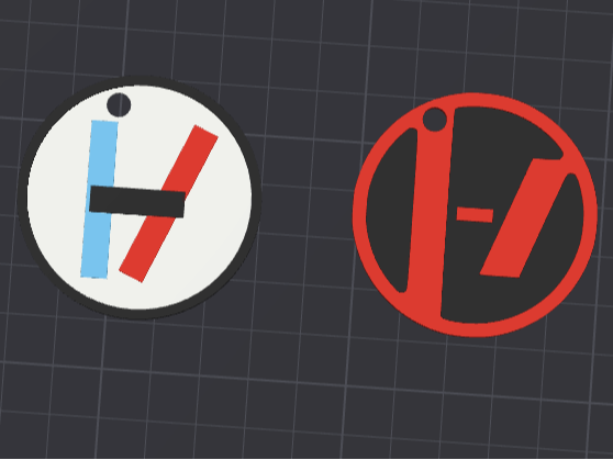 Twenty One Pilots Keychain