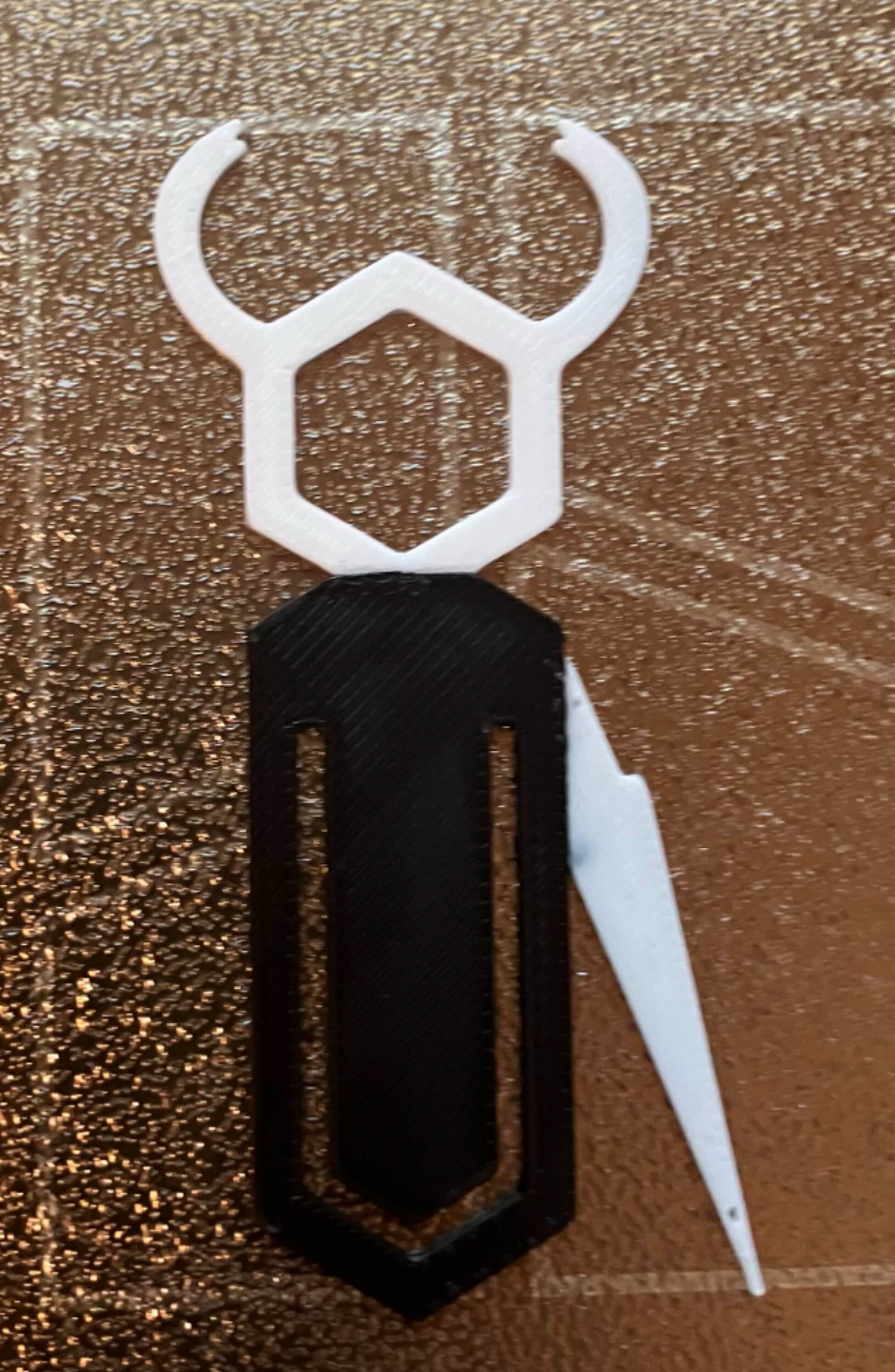Hollow Knight hexagon bookmark