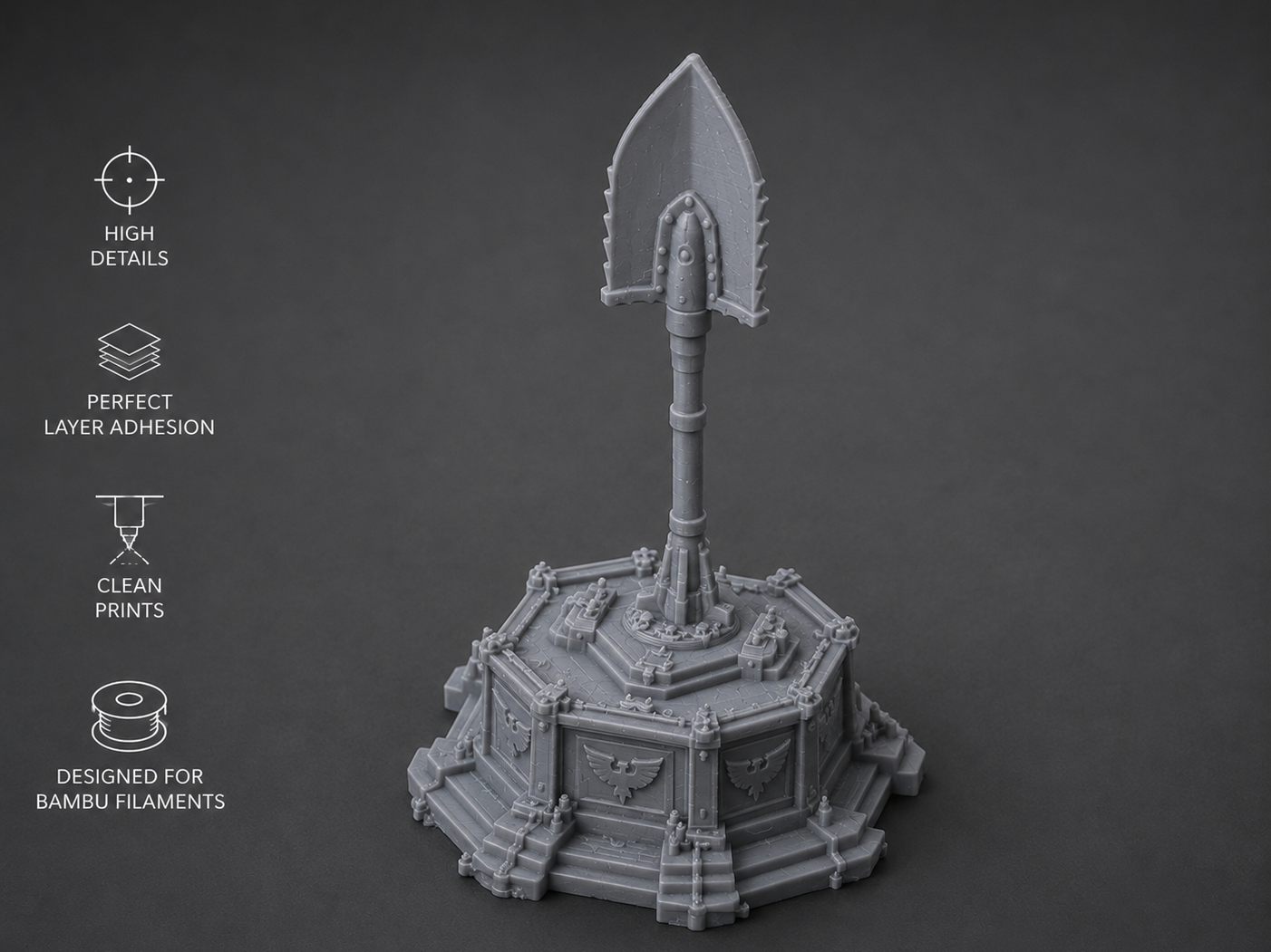 Siege Shovel Shrine, Wargaming Terrain Death Korps