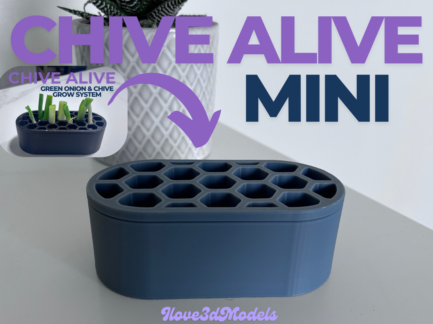 CHIVE ALIVE MINI| Green Onion Grow System
