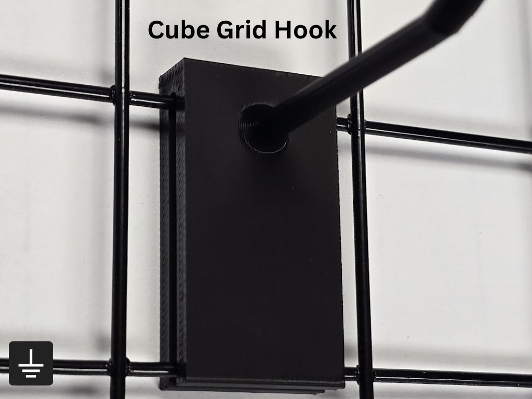 Wire Cube Grid Wall Hook