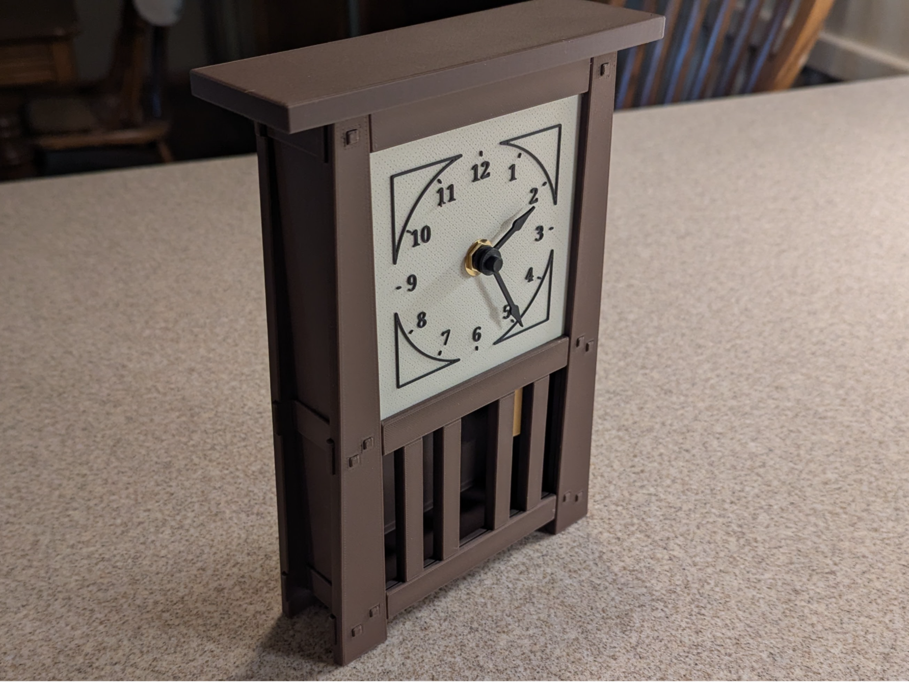 Mission Style Pendulum Clock