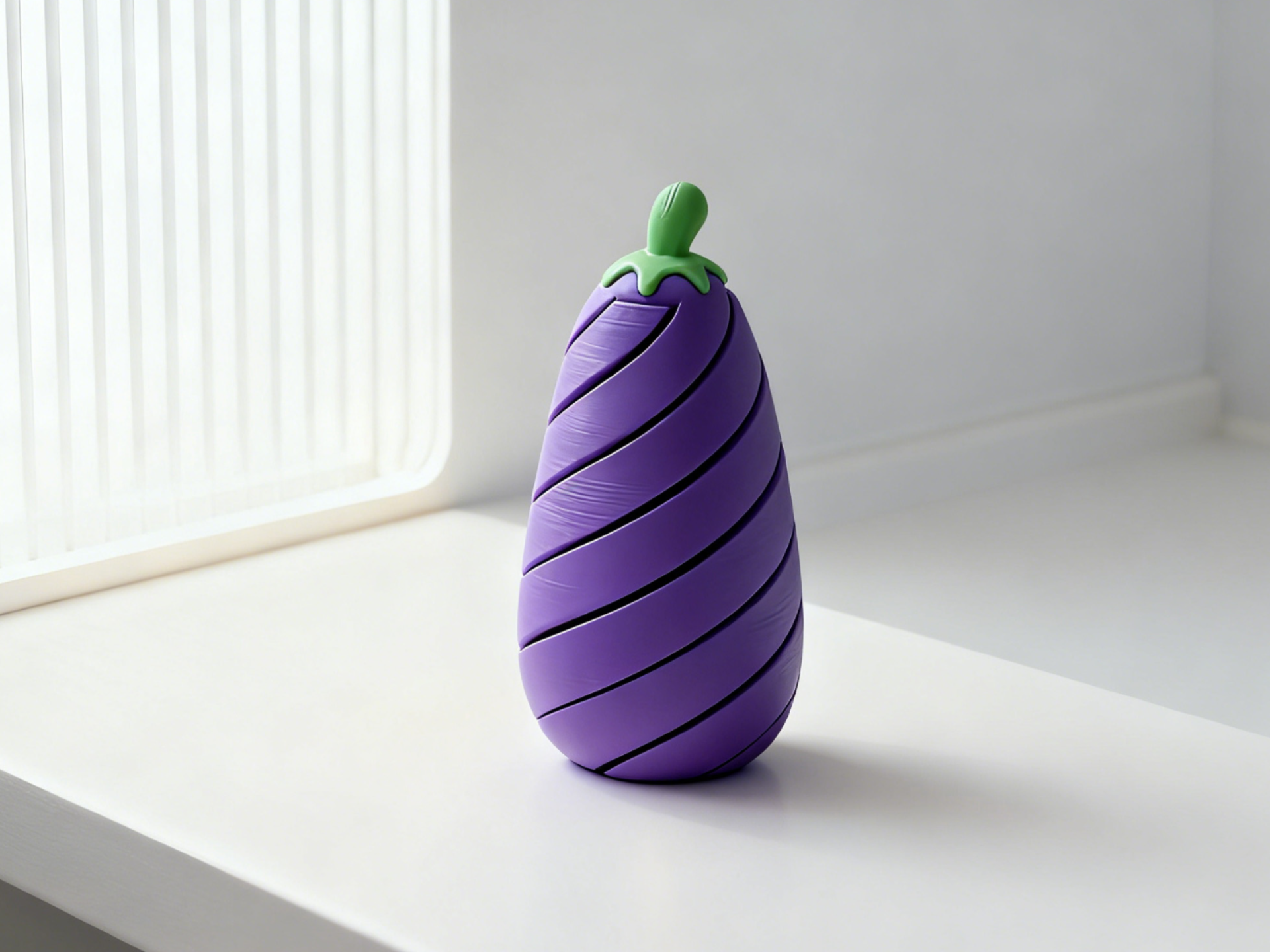 Spinning Fidget Vegetable – Eggplant