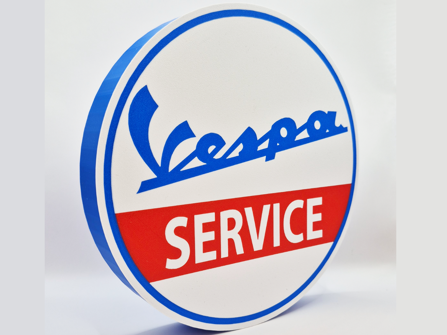 Insegna Vespa servizio
