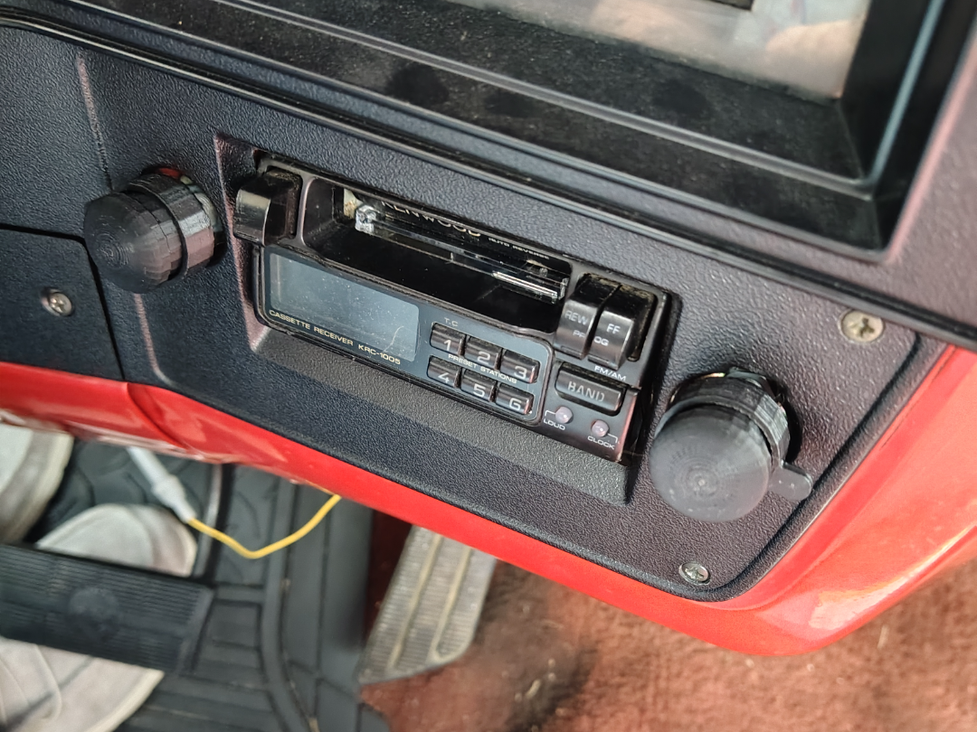 Kenwood Cassette Stereo Outer Knob
