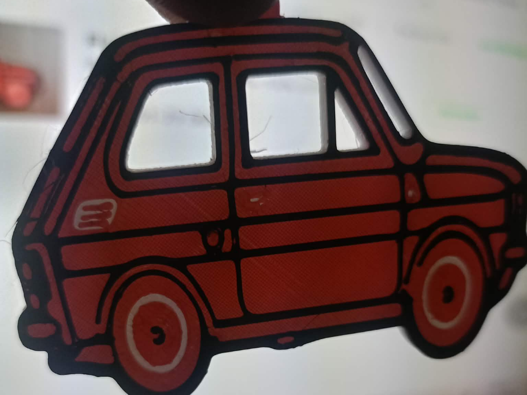 Fiat 126P Keychain