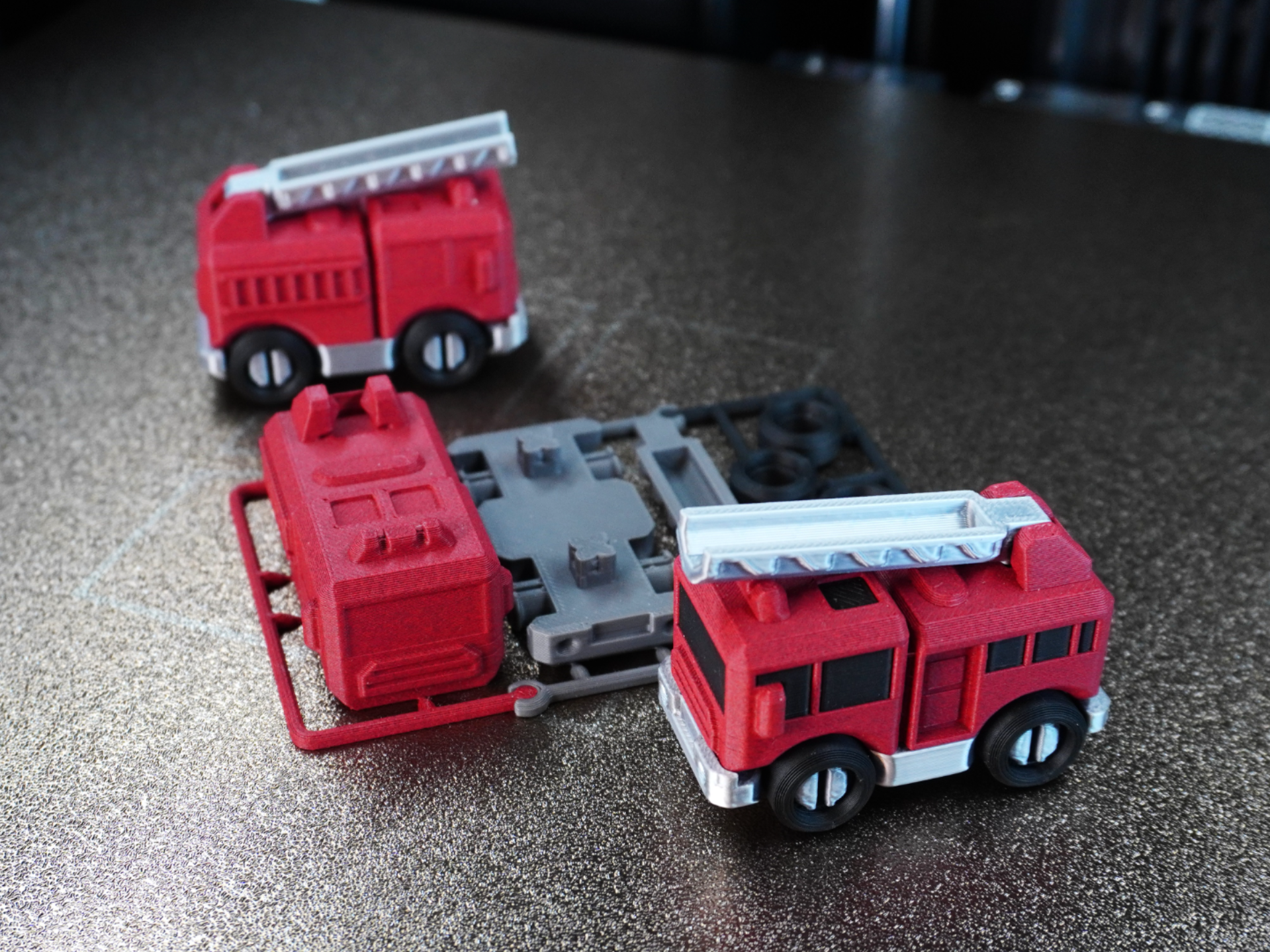 Mini Firetruck - Kit Card