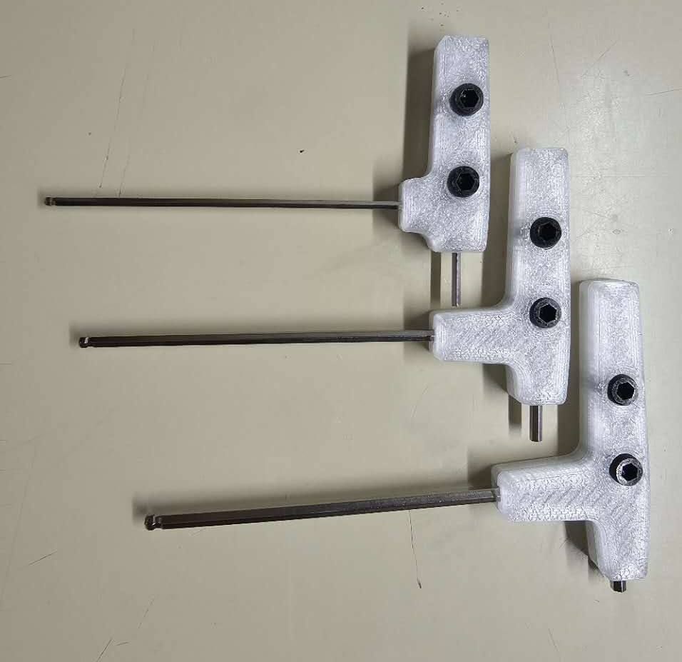 Bambu lab hex key handles with M3 screws