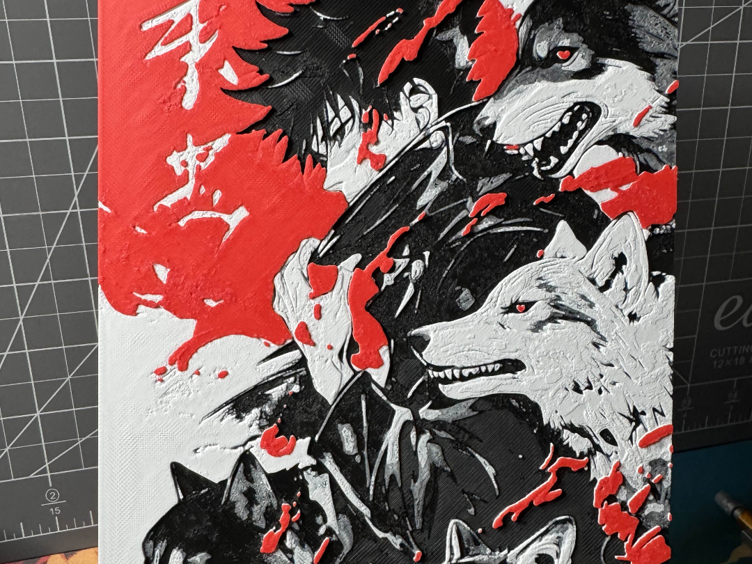 Hueforge Megumi Fushiguro from Jujutsu Kaisen