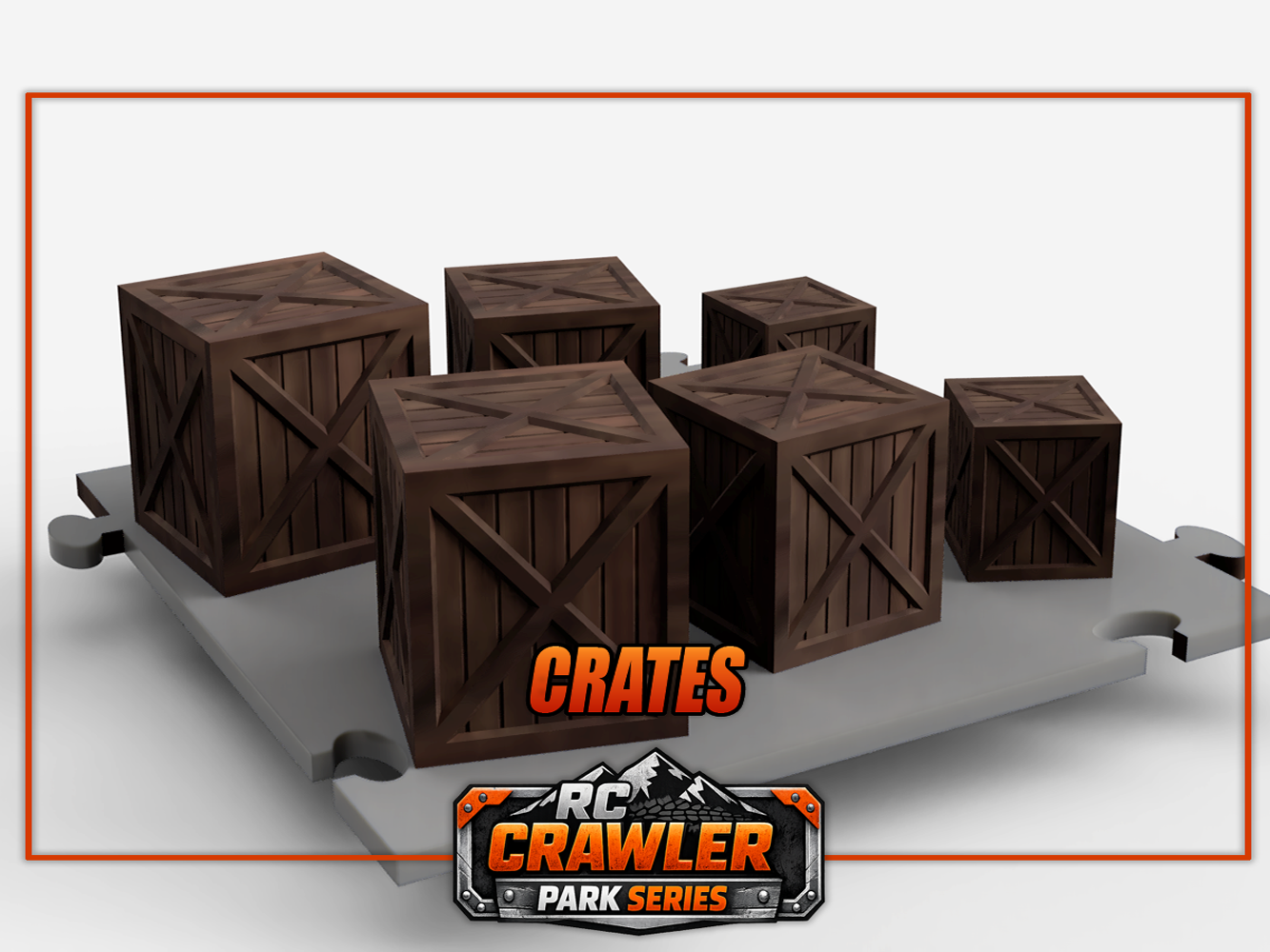 RC Crawler Park Crate Obstacle Module