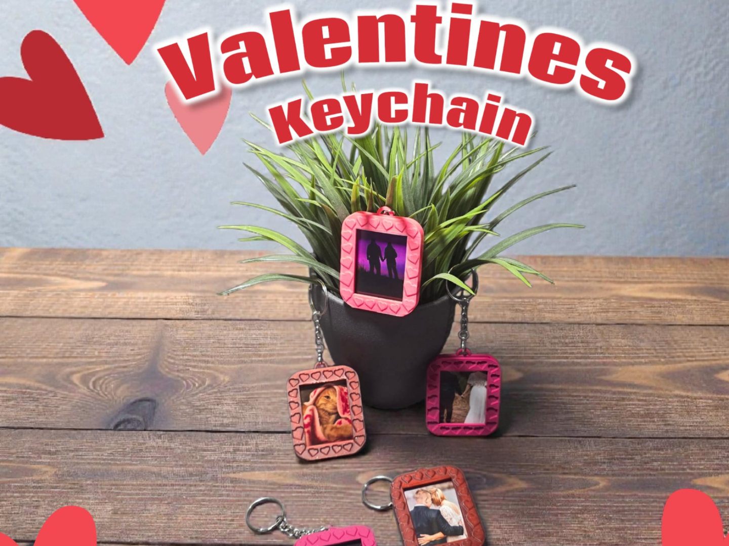 Valentines Keychain Photoframe