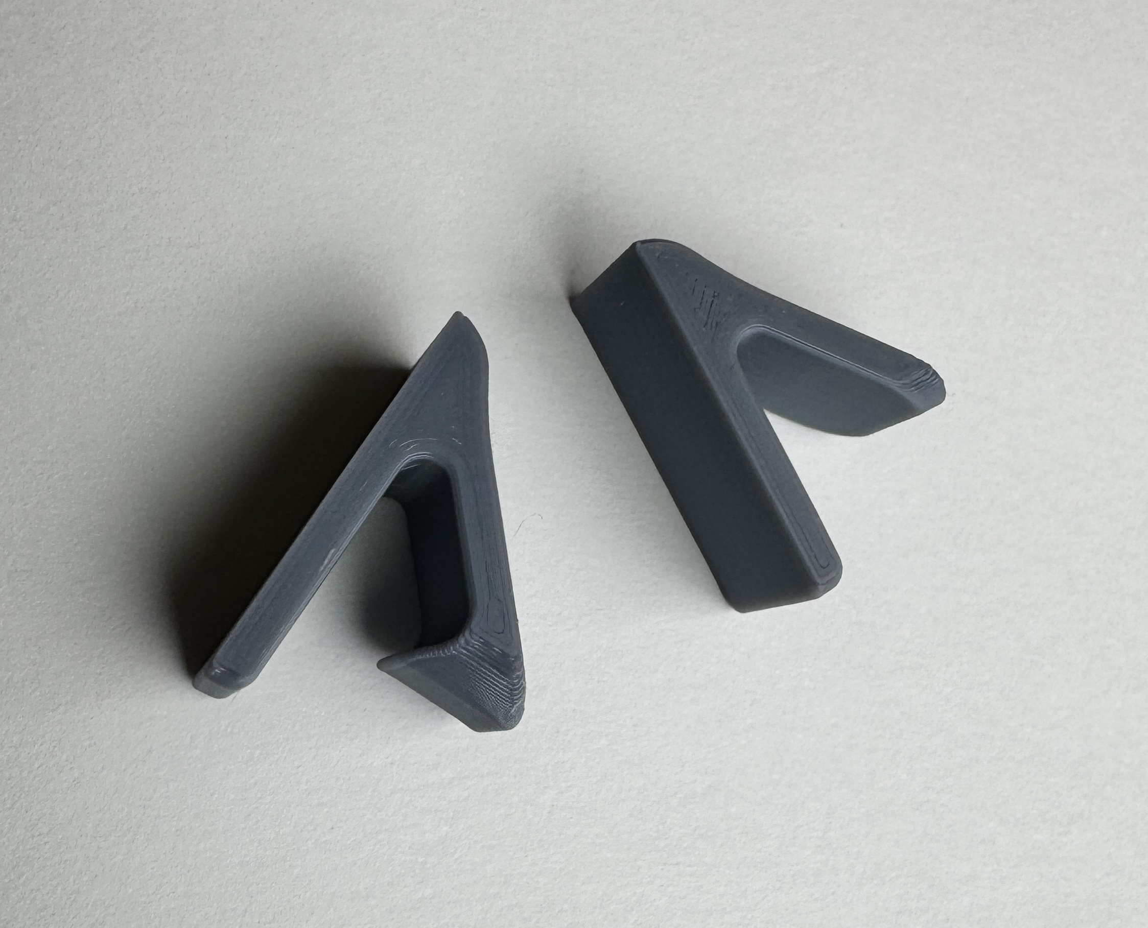 Wall hooks for small command strips