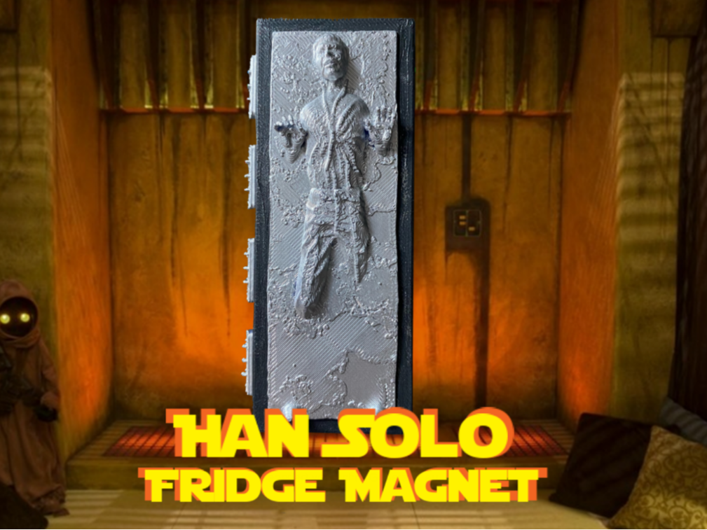Han Solo Fridge Magnet (in carbonite)