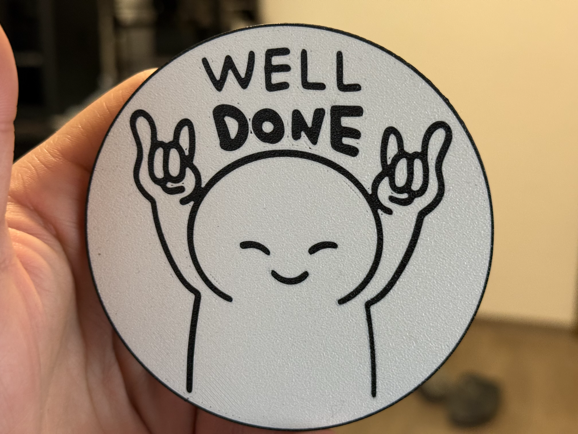 Well Done coaster