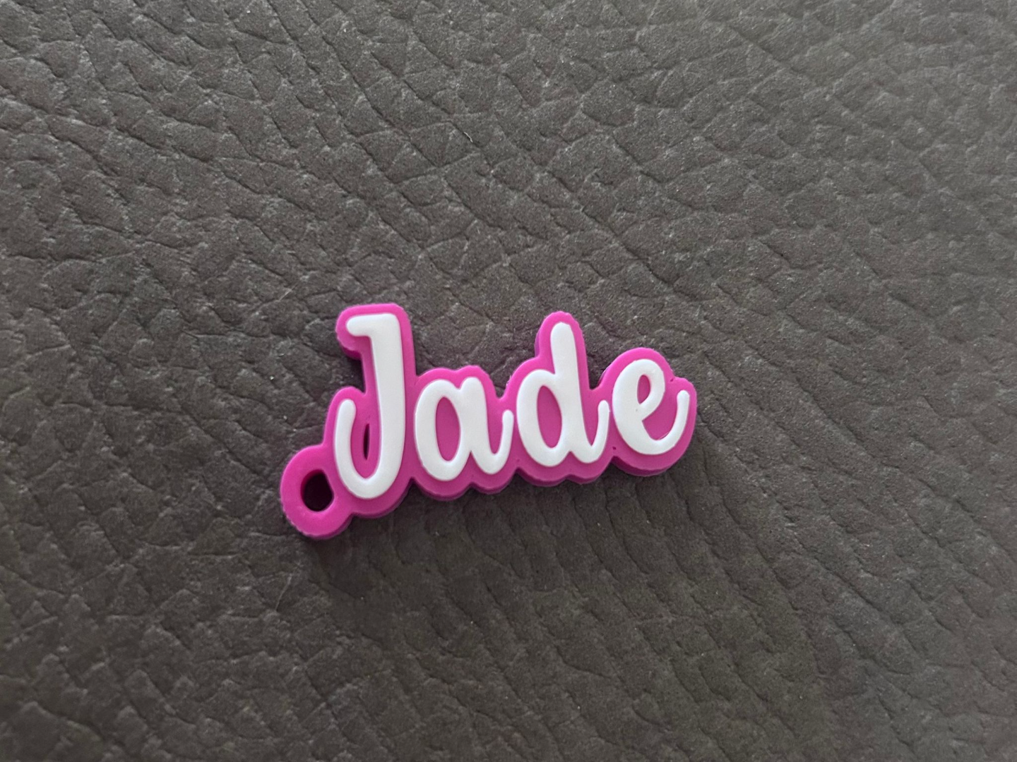 Jade name keychain