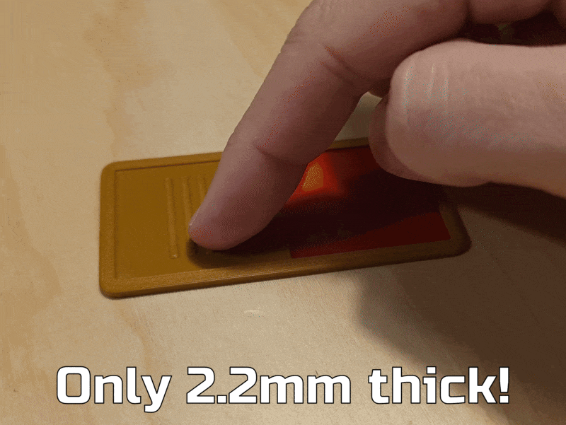 Extremely Thin Status Indicator